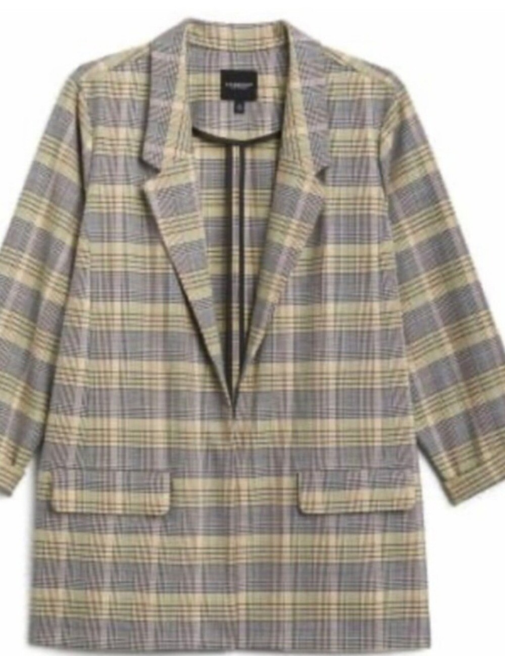 Stitch Fix Liverpool Joonie Boyfriend Blazer Yellow ' Size 2X '
